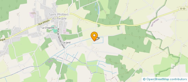 localisation de l'entreprise MONSIEUR FREDERIC MERCIER à SAINT-PHILBERT-DU-PEUPLE