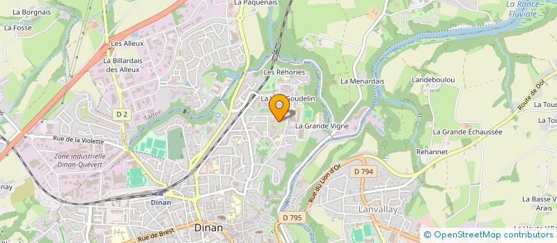 localisation de l'entreprise MONSIEUR FREDERIC MERCIER  DINAN