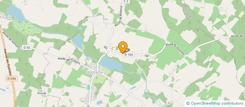 localisation de l'entreprise MONSIEUR FREDERIC MERELLE  HONTANX