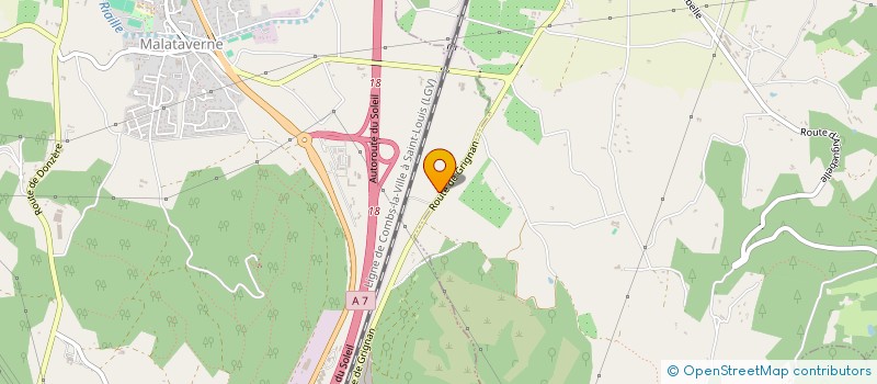 localisation de l'entreprise MONSIEUR FREDERIC MERLEN  MALATAVERNE