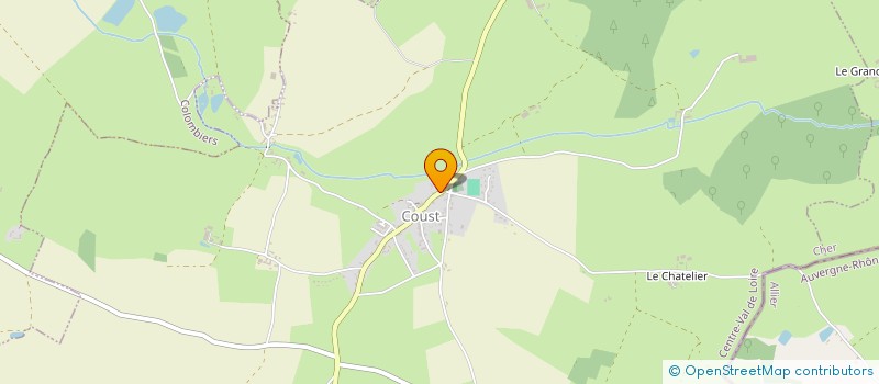 localisation de l'entreprise MONSIEUR FREDERIC MERLIN  COUST