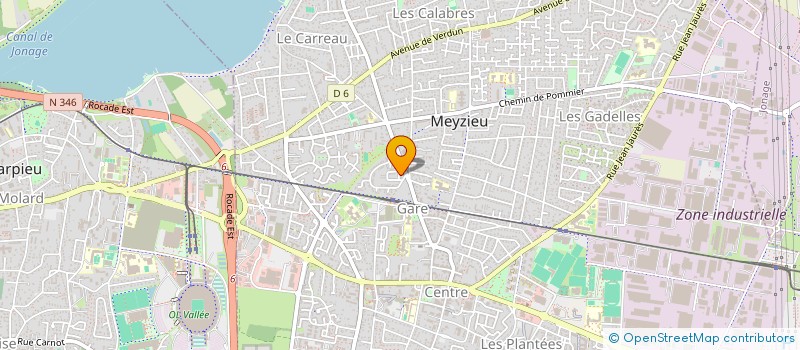 localisation de l'entreprise MONSIEUR FREDERIC MERTEAU  MEYZIEU