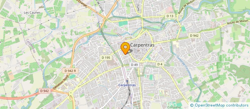 localisation de l'entreprise MONSIEUR FREDERIC MERVILLE  CARPENTRAS