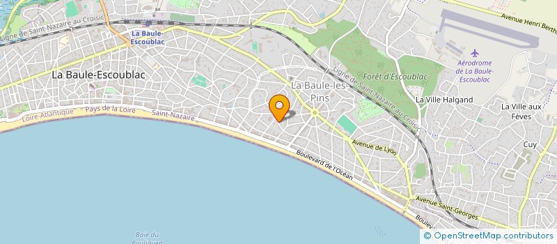 localisation de l'entreprise MONSIEUR FREDERIC MESLET  LA BAULE-ESCOUBLAC