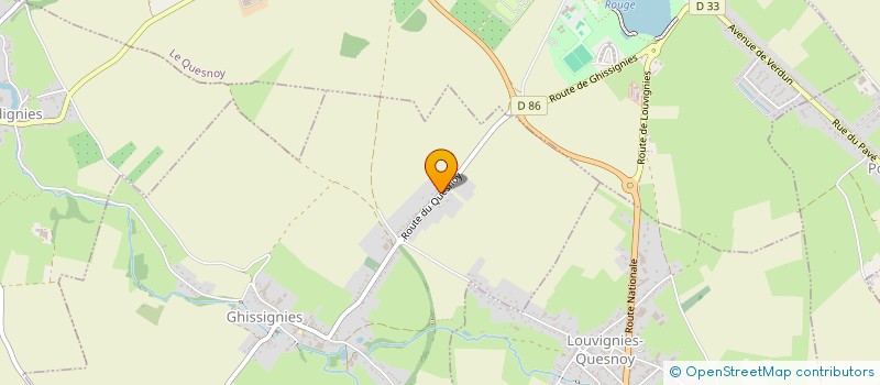 localisation de l'entreprise MONSIEUR FREDERIC MESLIN  ENGLEFONTAINE