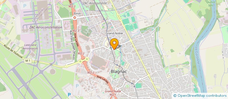 localisation de l'entreprise MONSIEUR FREDERIC MESLOUB à BLAGNAC