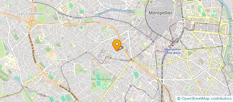 localisation de l'entreprise MONSIEUR FREDERIC METANIRE à MONTPELLIER