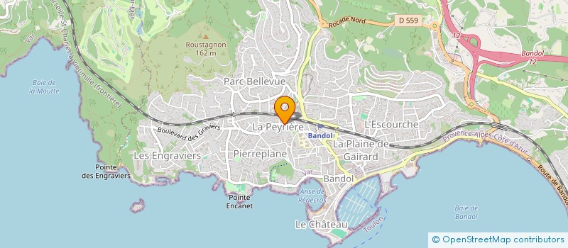 localisation de l'entreprise MONSIEUR FREDERIC METEY  BANDOL