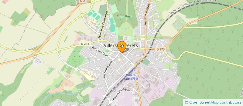 localisation de l'entreprise MONSIEUR FREDERIC METGE  VILLERS-COTTERETS