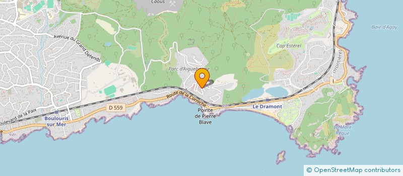 localisation de l'entreprise MONSIEUR FREDERIC MEUNIER à SAINT-RAPHAEL