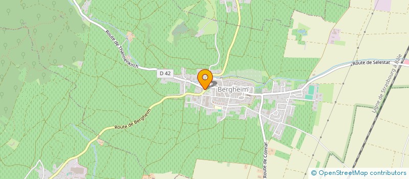 localisation de l'entreprise MONSIEUR FREDERIC MEYER  BERGHEIM