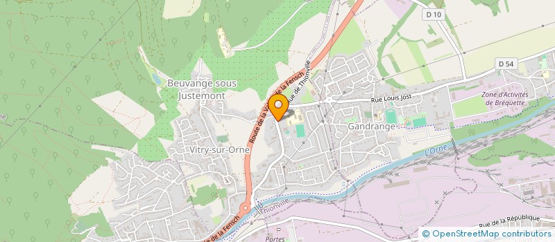 localisation de l'entreprise MONSIEUR FREDERIC MEYER  VITRY-SUR-ORNE