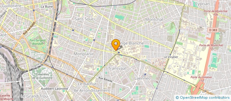 localisation de l'entreprise MONSIEUR FREDERIC MEYER  LYON