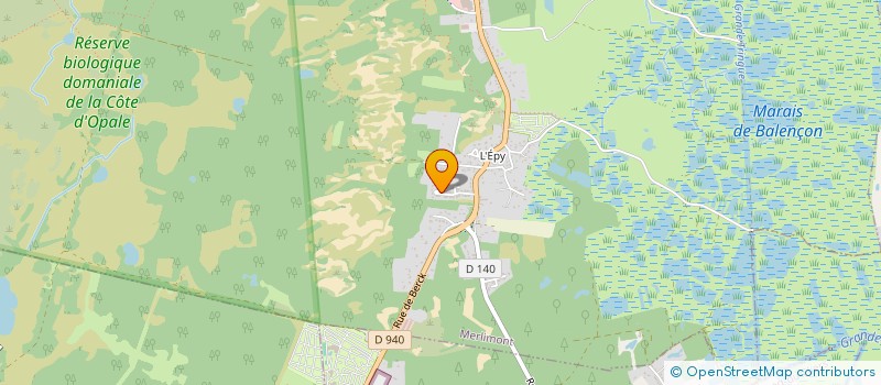 localisation de l'entreprise MONSIEUR FREDERIC MEYRAND  MERLIMONT