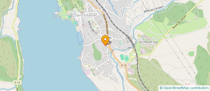 localisation de l'entreprise MONSIEUR FREDERIC MEYSSON  SAINT-CHAMAS