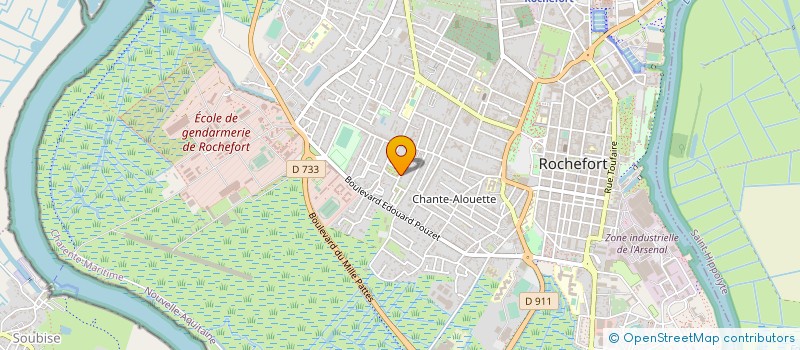 localisation de l'entreprise MONSIEUR FREDERIC MIAUD  ROCHEFORT