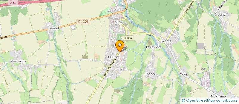 localisation de l'entreprise MONSIEUR FREDERIC MICHALOT  VIRY