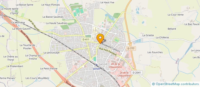 localisation de l'entreprise MONSIEUR FREDERIC MICHAUD  JANZE