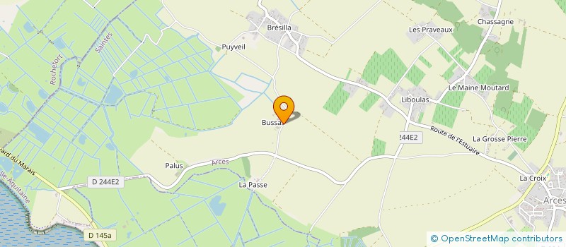 localisation de l'entreprise MONSIEUR FREDERIC MICHAULT  ARCES