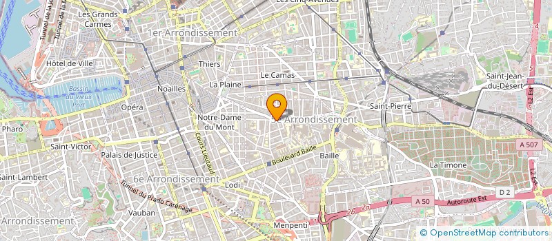 localisation de l'entreprise MONSIEUR FREDERIC MICHAUT à MARSEILLE