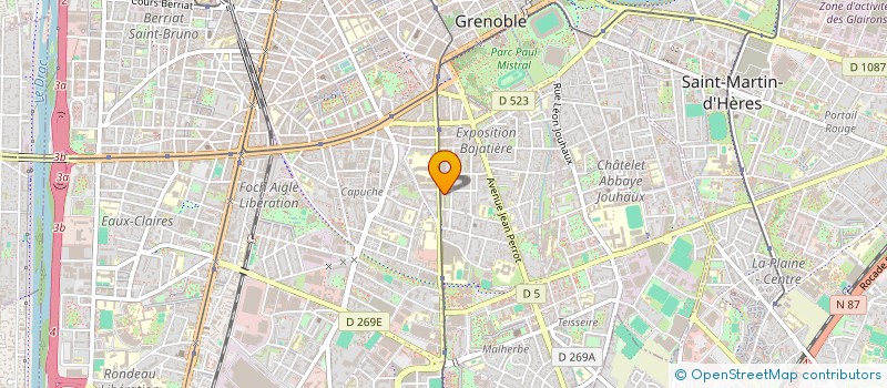 localisation de l'entreprise MONSIEUR FREDERIC MICHEL  VOIRON