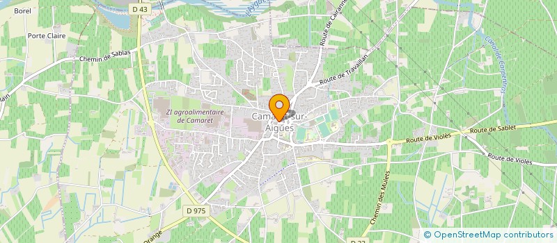 localisation de l'entreprise MONSIEUR FREDERIC MICHEL à CAMARET-SUR-AIGUES