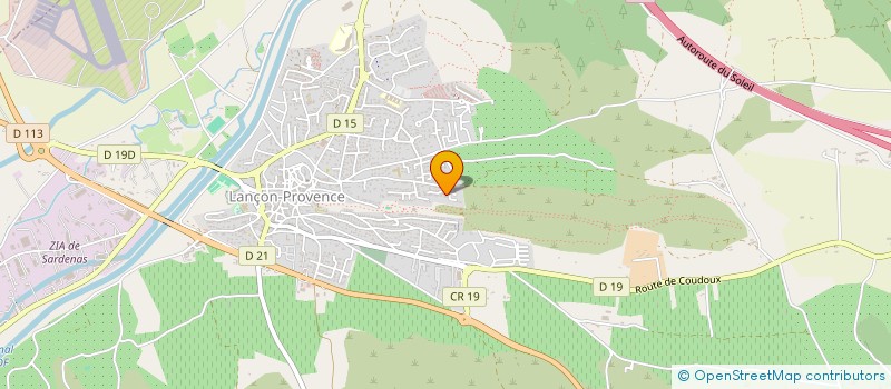 localisation de l'entreprise MONSIEUR FREDERIC MICHEL  LANCON-PROVENCE