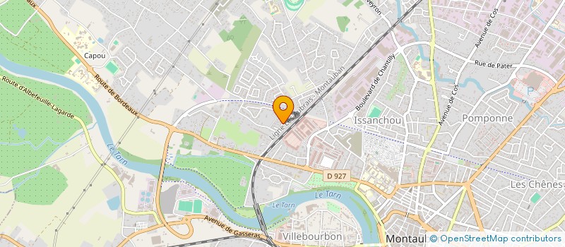 localisation de l'entreprise MONSIEUR FREDERIC MICHEL  MONTAUBAN