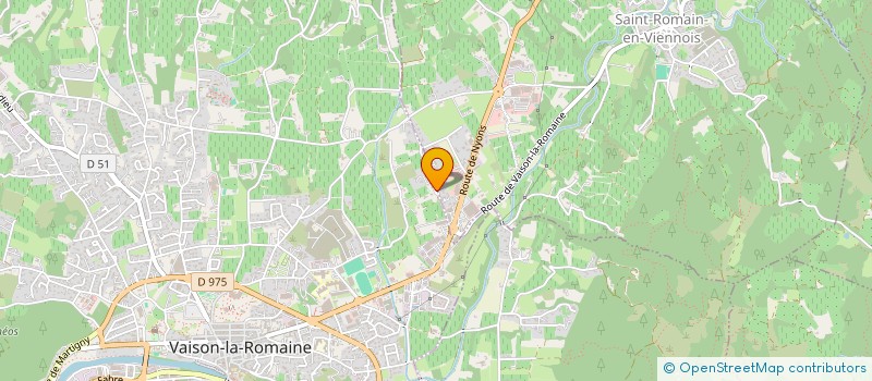 localisation de l'entreprise MONSIEUR FREDERIC MICHEL  SAINT-ROMAIN-EN-VIENNOIS