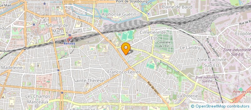 localisation de l'entreprise MONSIEUR FREDERIC MICOL  RENNES