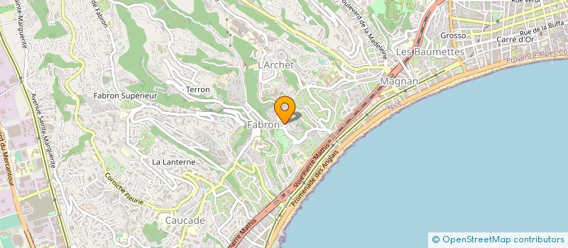 localisation de l'entreprise MONSIEUR FREDERIC MIELLE à NICE