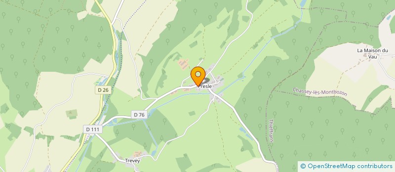 localisation de l'entreprise MONSIEUR FREDERIC MIERZCHALA  DAMPIERRE-SUR-LINOTTE