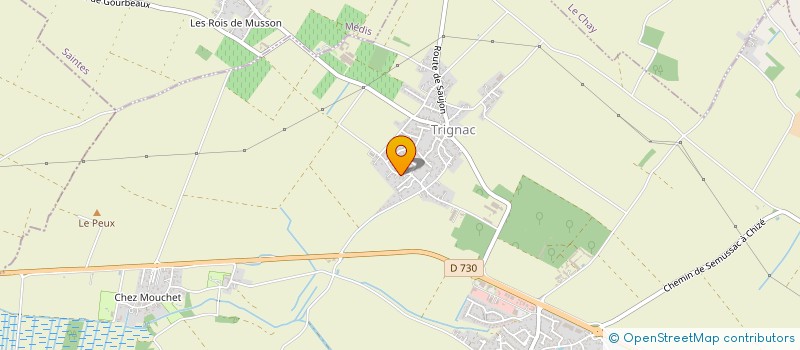 localisation de l'entreprise MONSIEUR FREDERIC MIGEON  SEMUSSAC