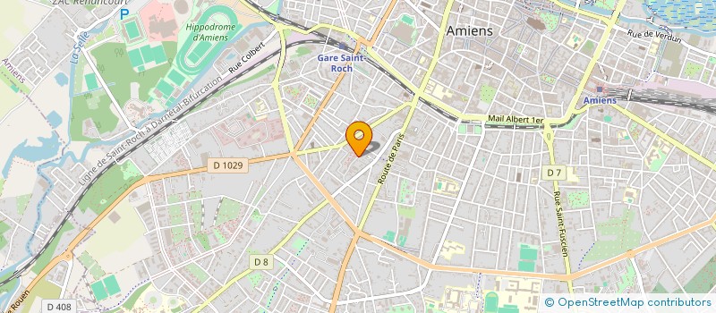 localisation de l'entreprise MONSIEUR FREDERIC MILAN  AMIENS