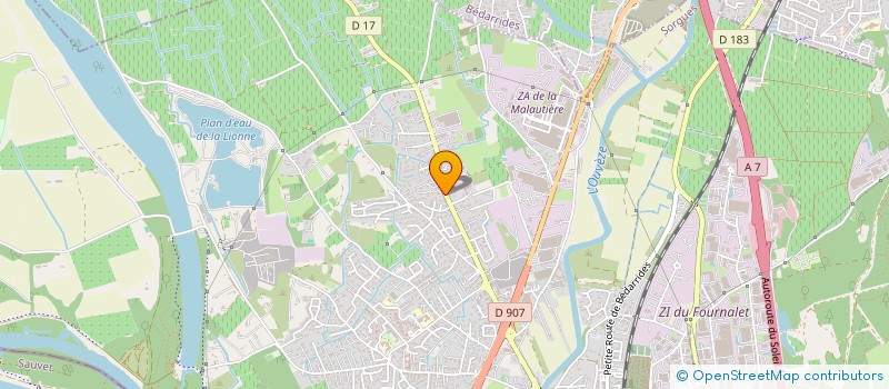 localisation de l'entreprise MONSIEUR FREDERIC MILESI  SORGUES