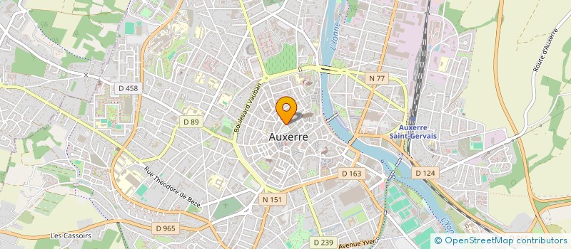 localisation de l'entreprise MONSIEUR FREDERIC MILLAT à AUXERRE