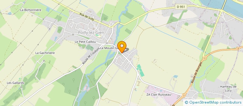 localisation de l'entreprise MONSIEUR FREDERIC MILLE à POILLY-LEZ-GIEN