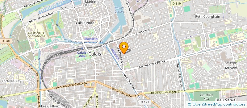 localisation de l'entreprise MONSIEUR FREDERIC MILLE  CALAIS