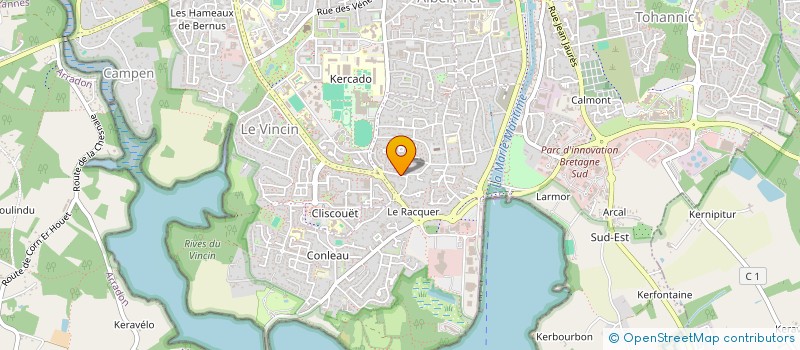 localisation de l'entreprise MONSIEUR FREDERIC MILLEREAU à VANNES