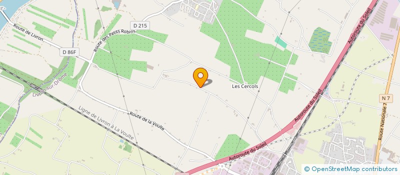 localisation de l'entreprise MONSIEUR FREDERIC MILLET  LIVRON SUR DROME