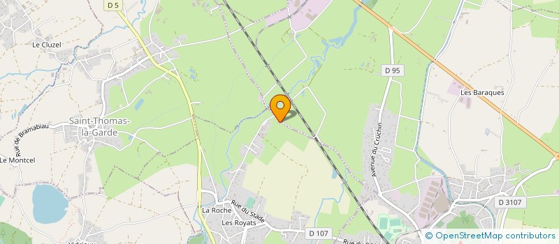 localisation de l'entreprise MONSIEUR FREDERIC MILLET  SAINT-GEORGES-HAUTE-VILLE