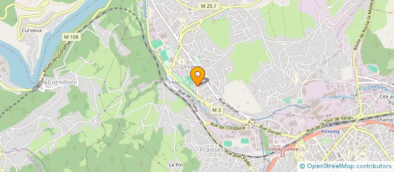 localisation de l'entreprise MONSIEUR FREDERIC MINAIRE  UNIEUX