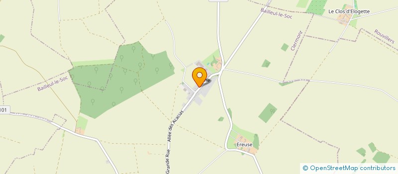 localisation de l'entreprise MONSIEUR FREDERIC MINCHE  BAILLEUL-LE-SOC