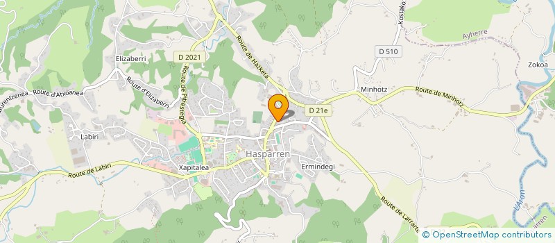 localisation de l'entreprise MONSIEUR FREDERIC MINJOU à HASPARREN