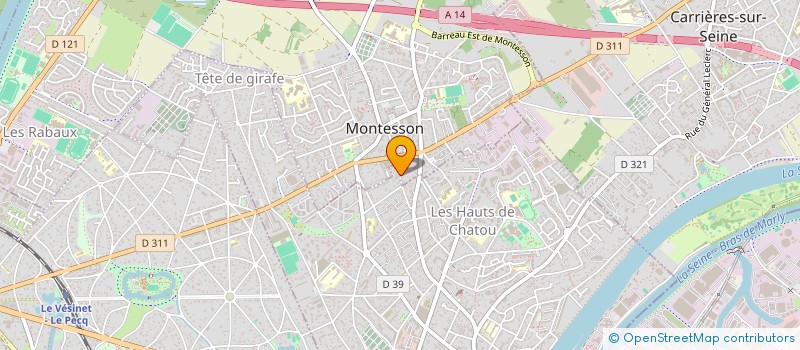localisation de l'entreprise MONSIEUR FREDERIC MIOTTO à MONTESSON