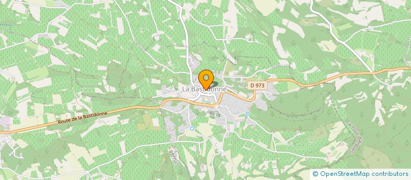 localisation de l'entreprise MONSIEUR FREDERIC MIRALLES  LA BASTIDONNE