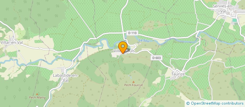 localisation de l'entreprise MONSIEUR FREDERIC MITCHELL  VILLETRITOULS