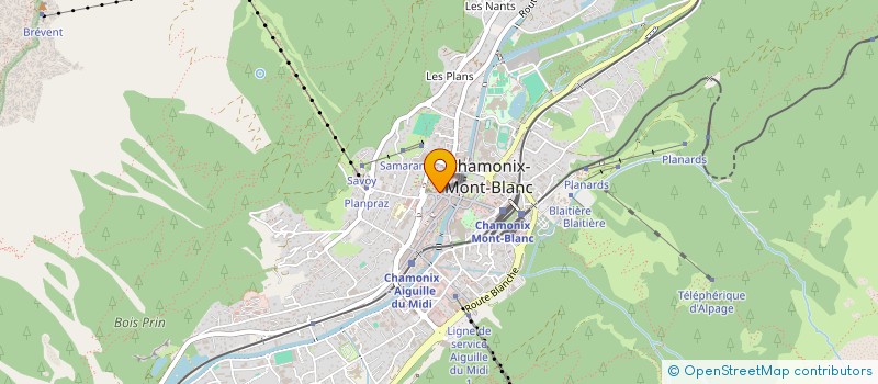 localisation de l'entreprise MONSIEUR FREDERIC MOEVUS  CHAMONIX-MONT-BLANC