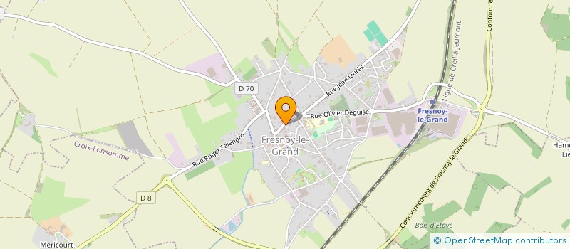 localisation de l'entreprise MONSIEUR FREDERIC MOITY à FRESNOY-LE-GRAND