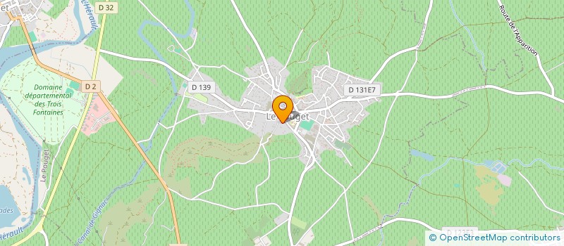 localisation de l'entreprise MONSIEUR FREDERIC MOLES à LE POUGET